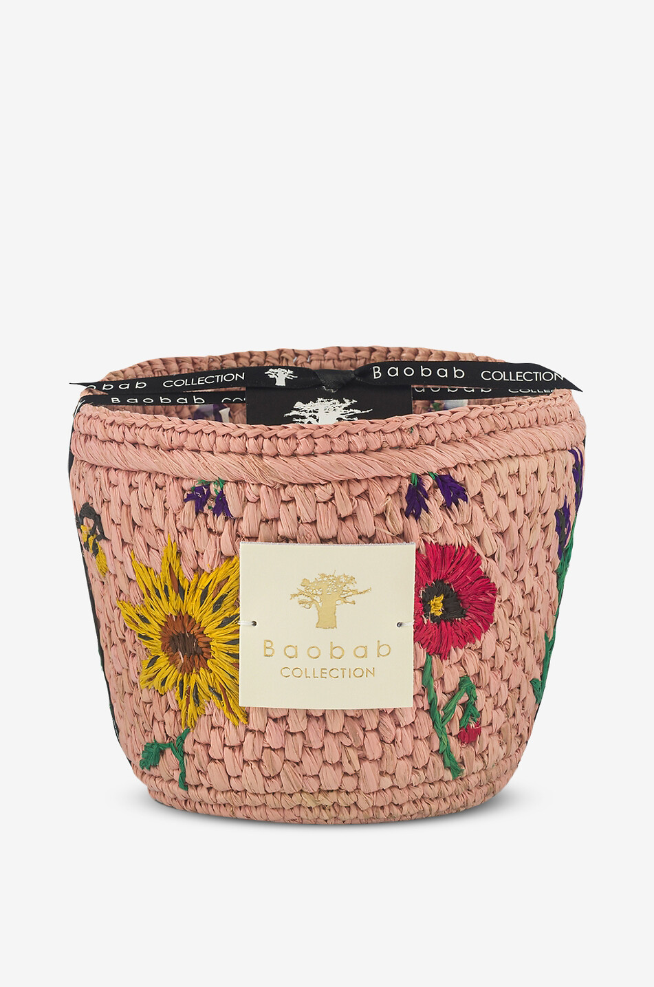 Bougie parfumée enrobée de raphia Vony Kopelika - Max 10