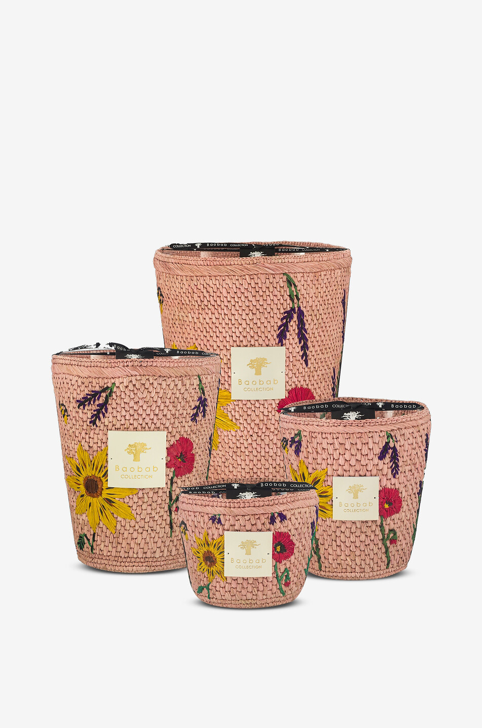 BAOBAB COLLECTION Bougie parfumée enrobée de raphia Vony Kopelika - Max 10 Maison Incolore 2