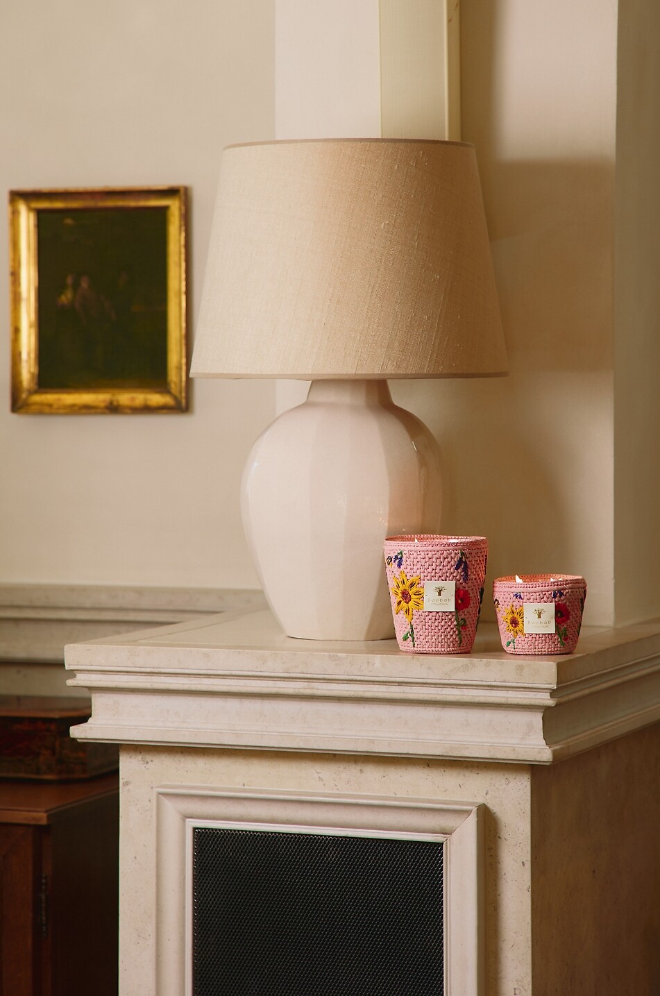 BAOBAB COLLECTION Bougie parfumée enrobée de raphia Vony Kopelika - Max 10 Maison Incolore 3