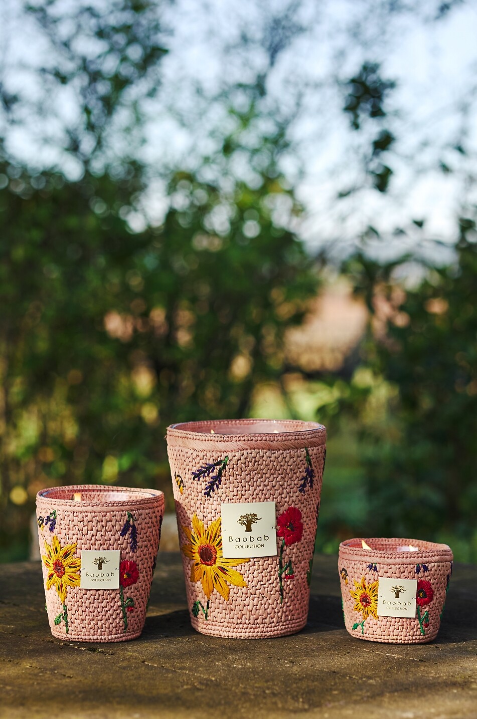 BAOBAB COLLECTION Bougie parfumée enrobée de raphia Vony Kopelika - Max 10 Maison Incolore 7