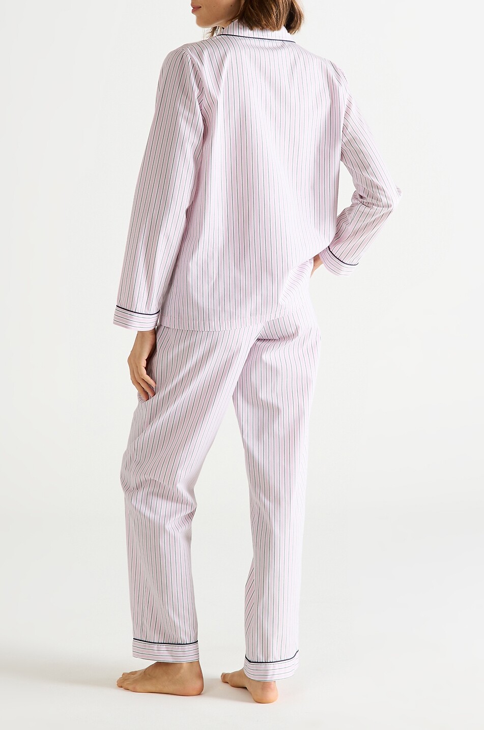 LAURENCE TAVERNIER Pyjama rayé en popeline de coton Femme MULTICOLORE 3