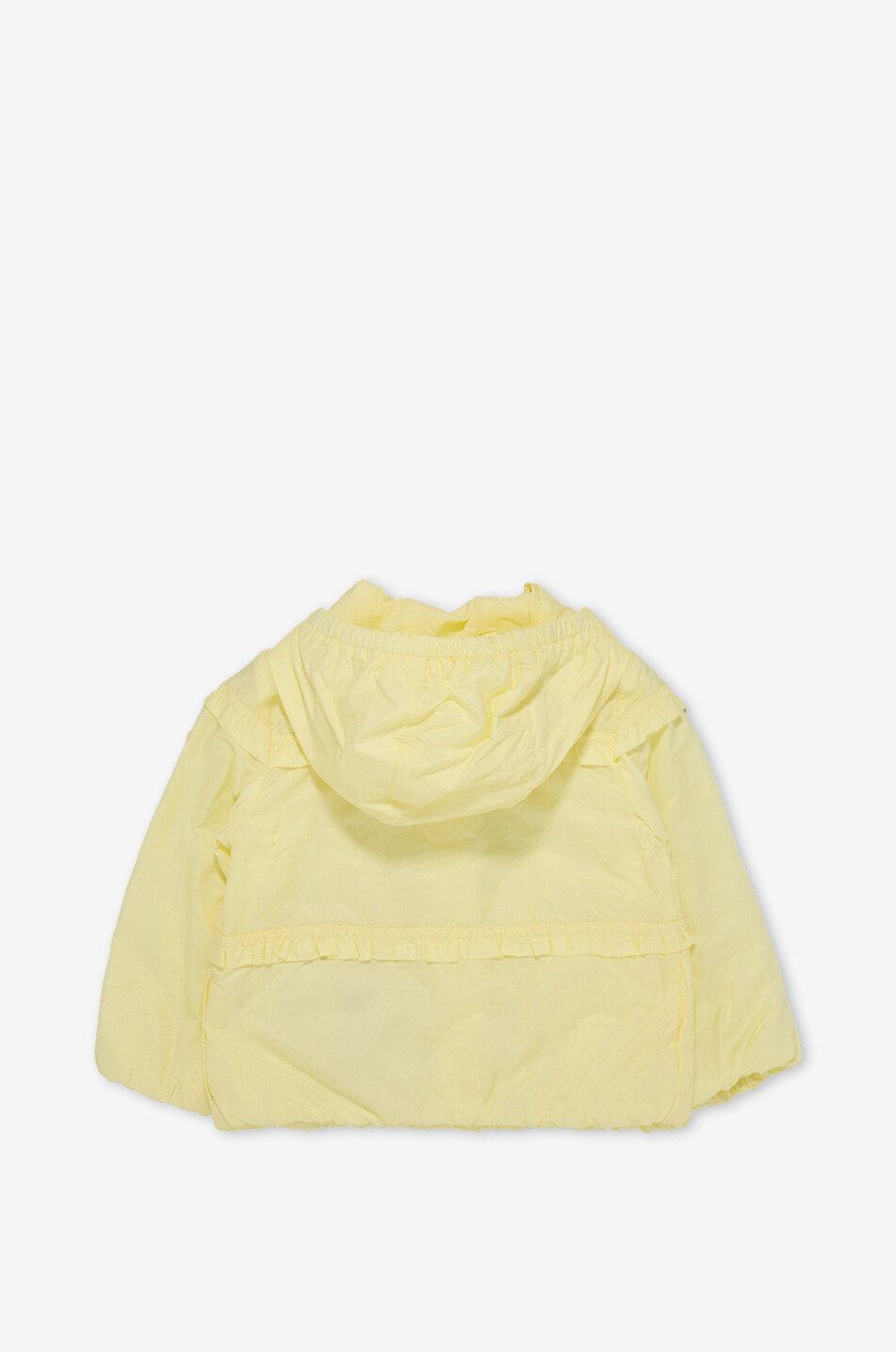 MONCLER Hiti baby hooded short lightweight jacket in technical fabric Baby LIGHT YELLOW 2