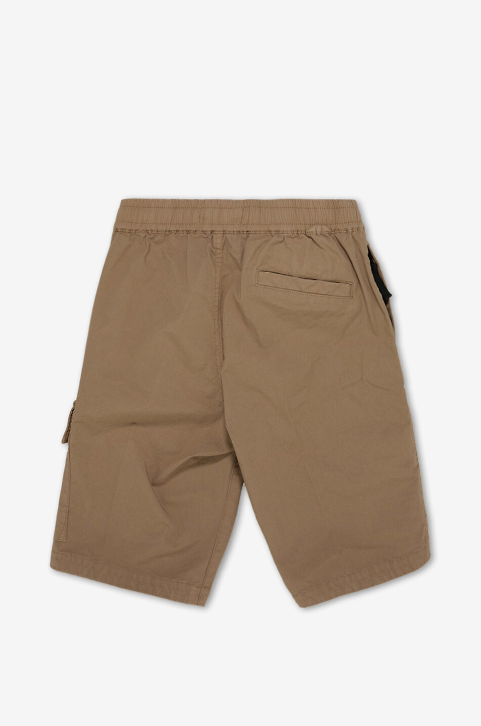 STONE ISLAND JUNIOR L100003 boy's cotton cargo bermuda shorts with embroidered logo Boy BEIGE 2