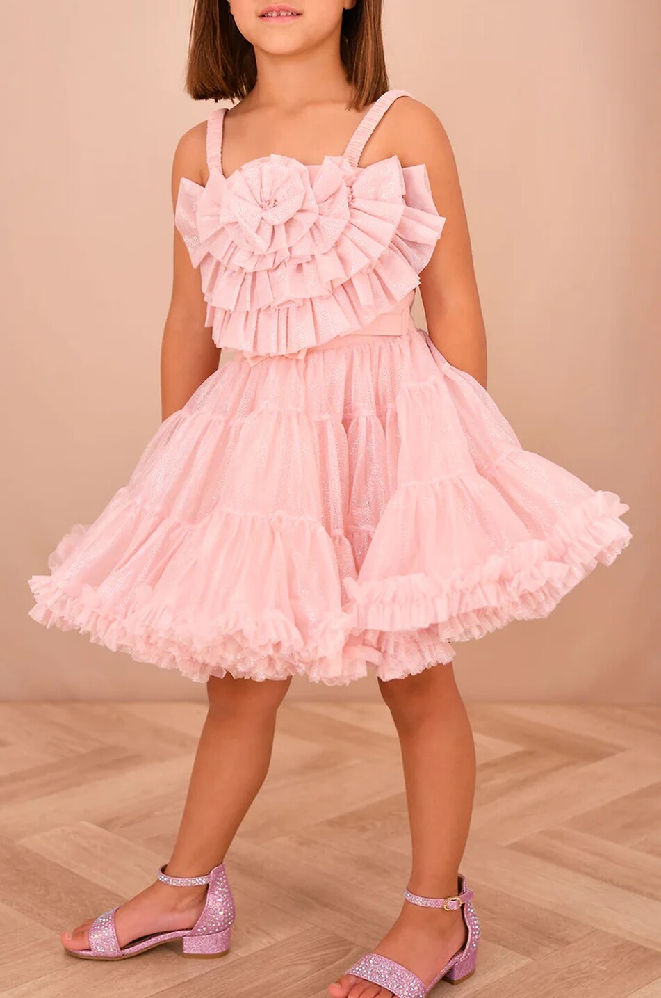 ANGEL'S FACE Pixie short tulle tutu girls' skirt Girl LIGHT PINK 3