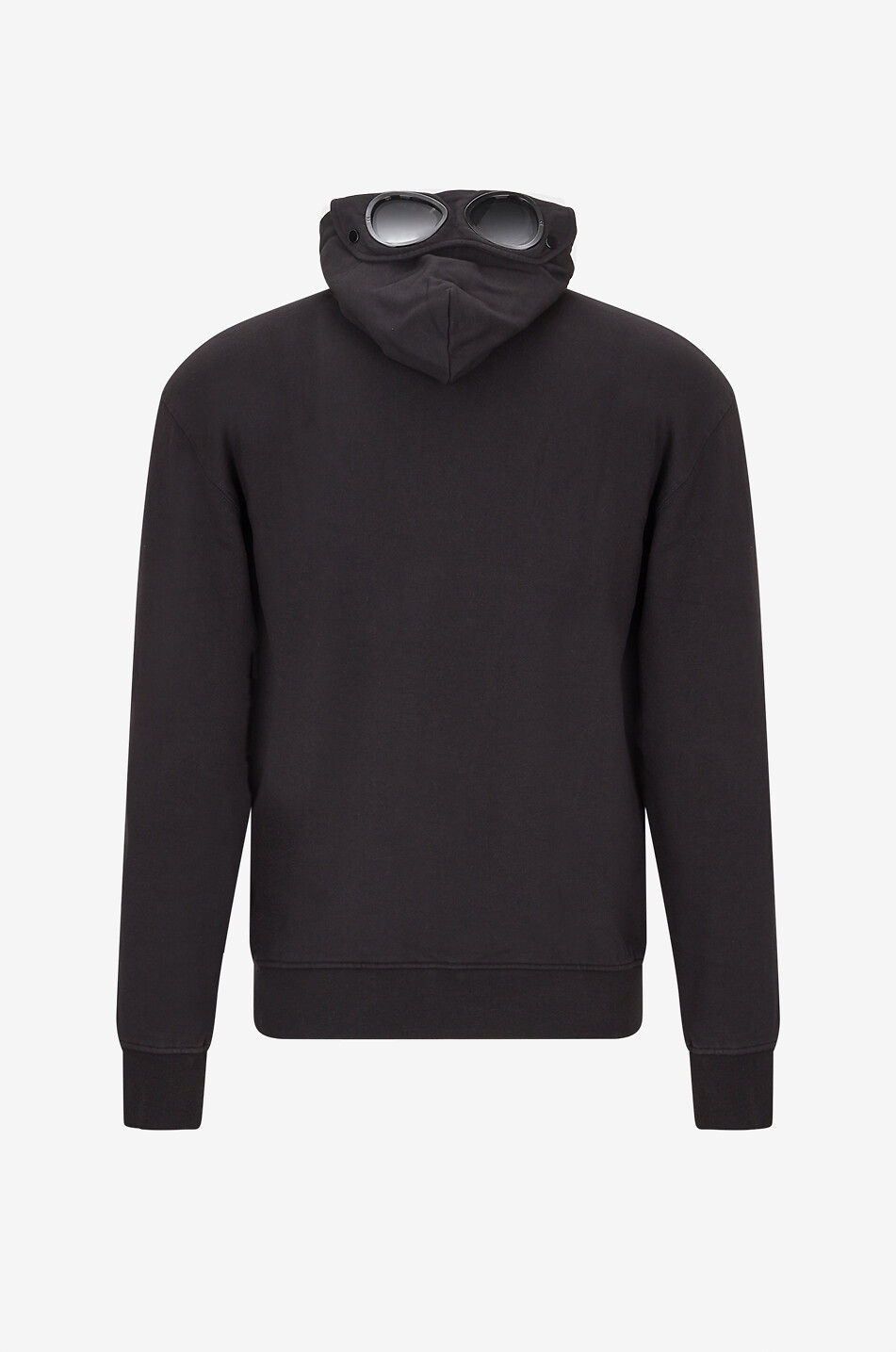 C.P. COMPANY U16 Sweat à capuche garçon en coton molleton Garçon NOIR 2