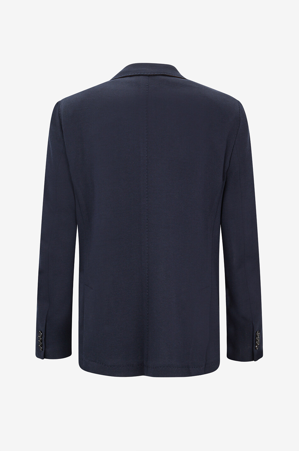MAURIZIO BALDASSARI Blazer à coupe droite en coton et soie Homme BLEU FONCE 2