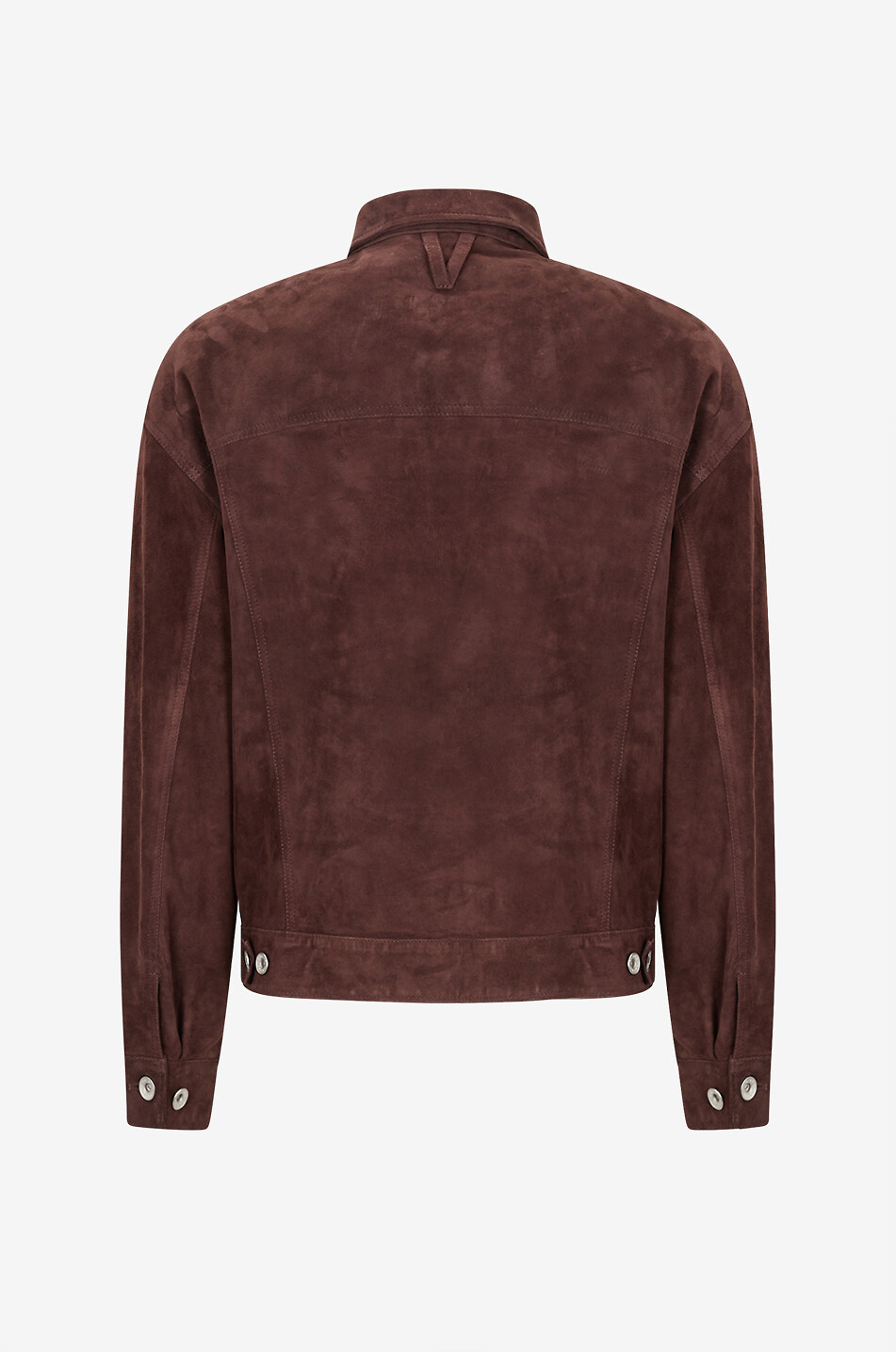 VALSTAR MILANO 1911 Veste courte en cuir et daim Kenton Trucker Homme MARRON FONCÉ 2