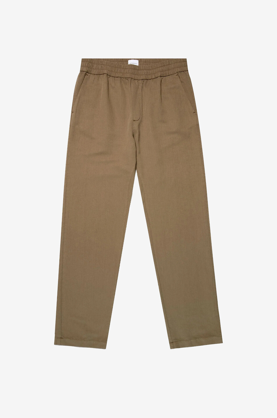 SUNSPEL Straight-leg cotton and linen canvas trousers Men LIGHT BROWN 1