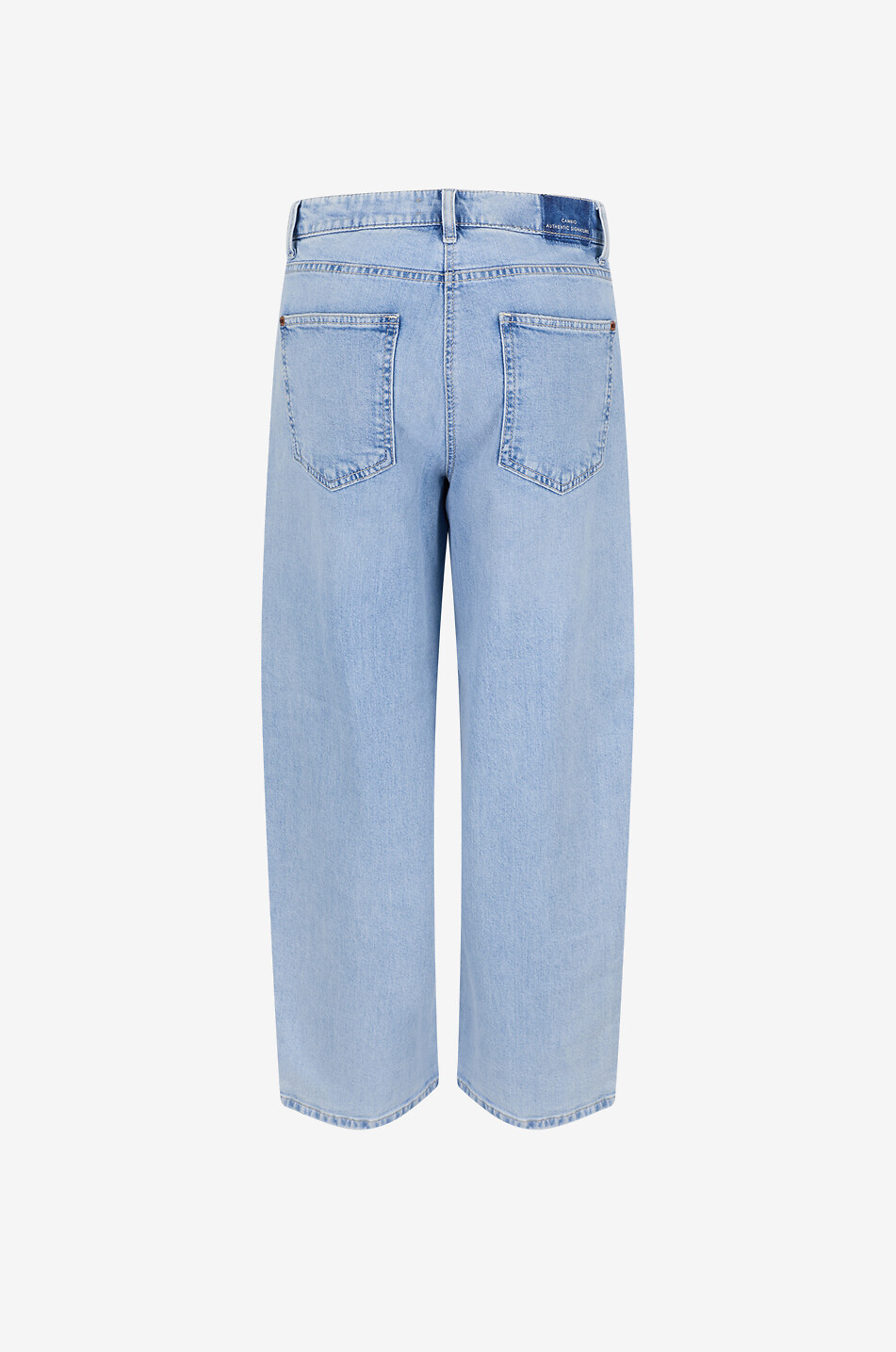 CAMBIO Baggy faded drawstring jeans Women LIGHT BLUE 4