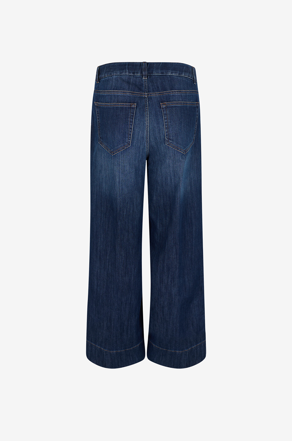 YC MILANO Wide-leg cropped jeans in cotton denim Women BLUE 2