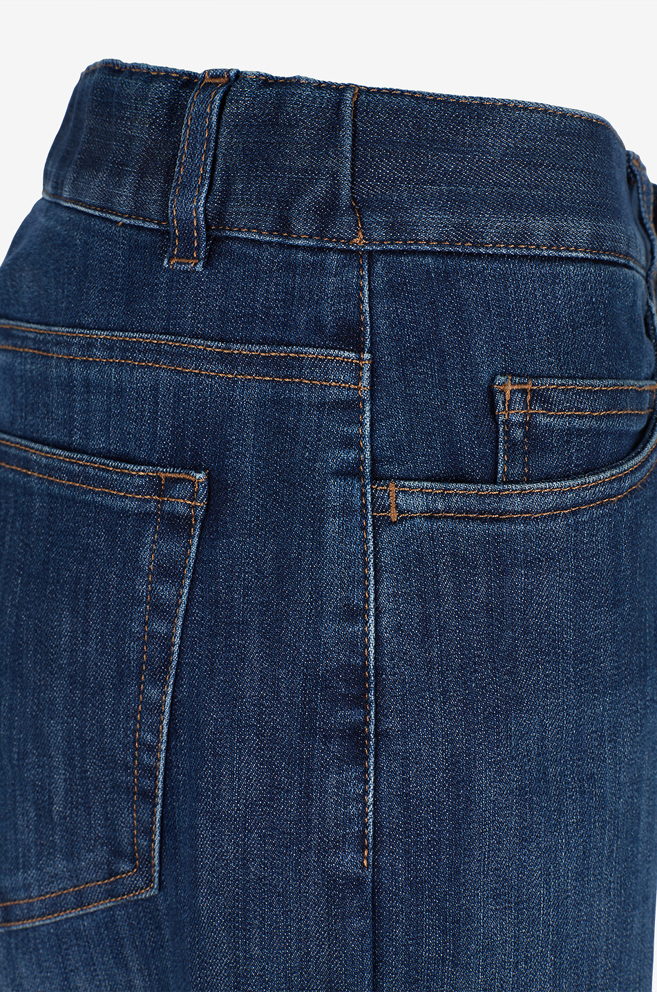 YC MILANO Wide-leg cropped jeans in cotton denim Women BLUE 5