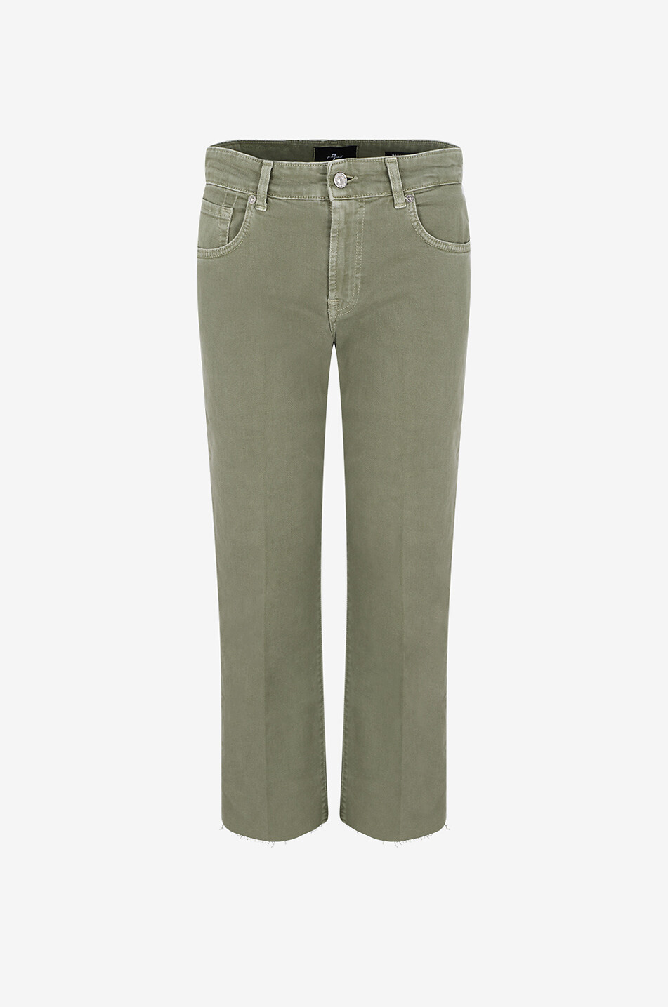 Calie Straight cotton twill straight-leg trousers