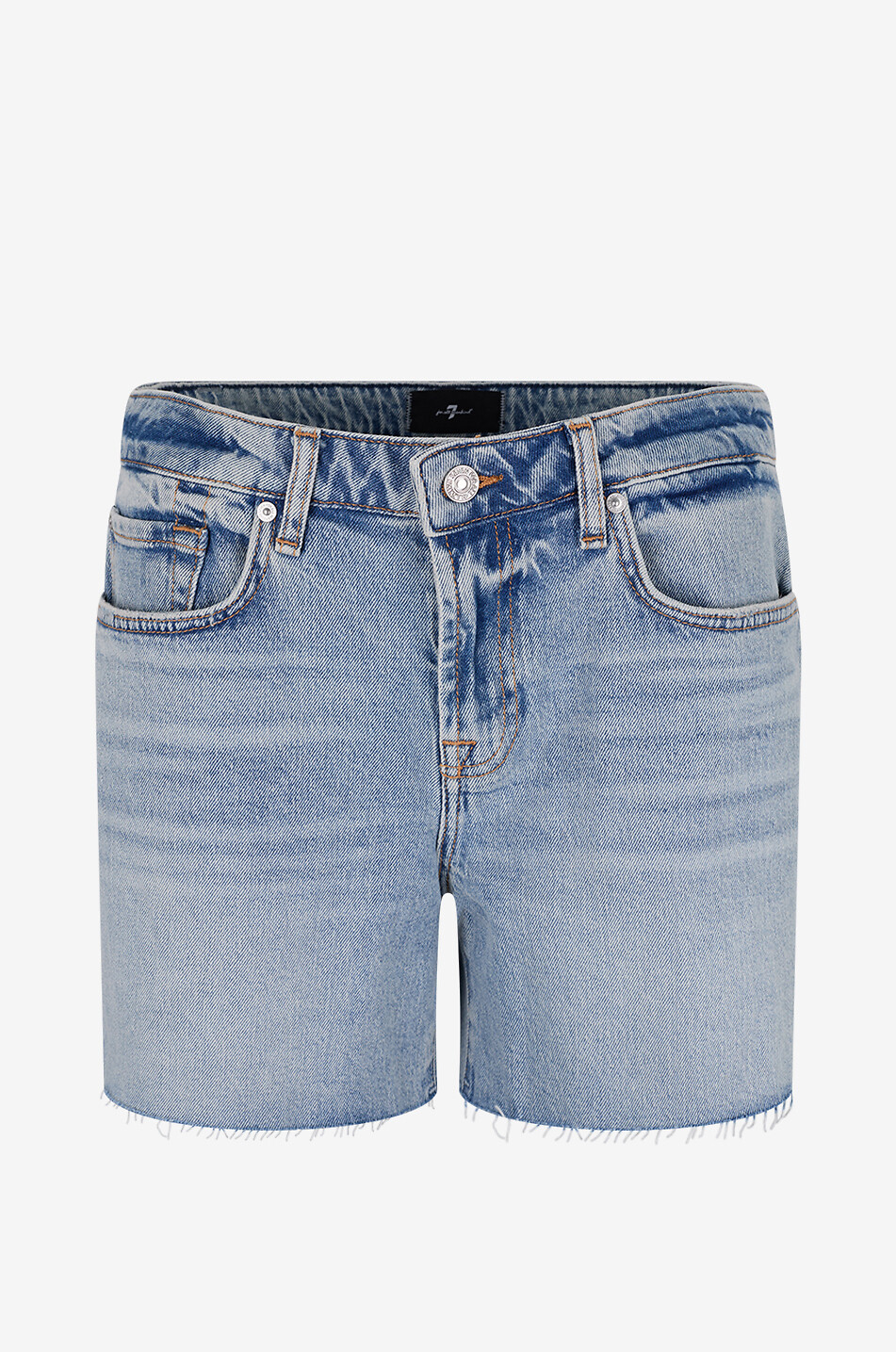 Monroe cotton denim shorts