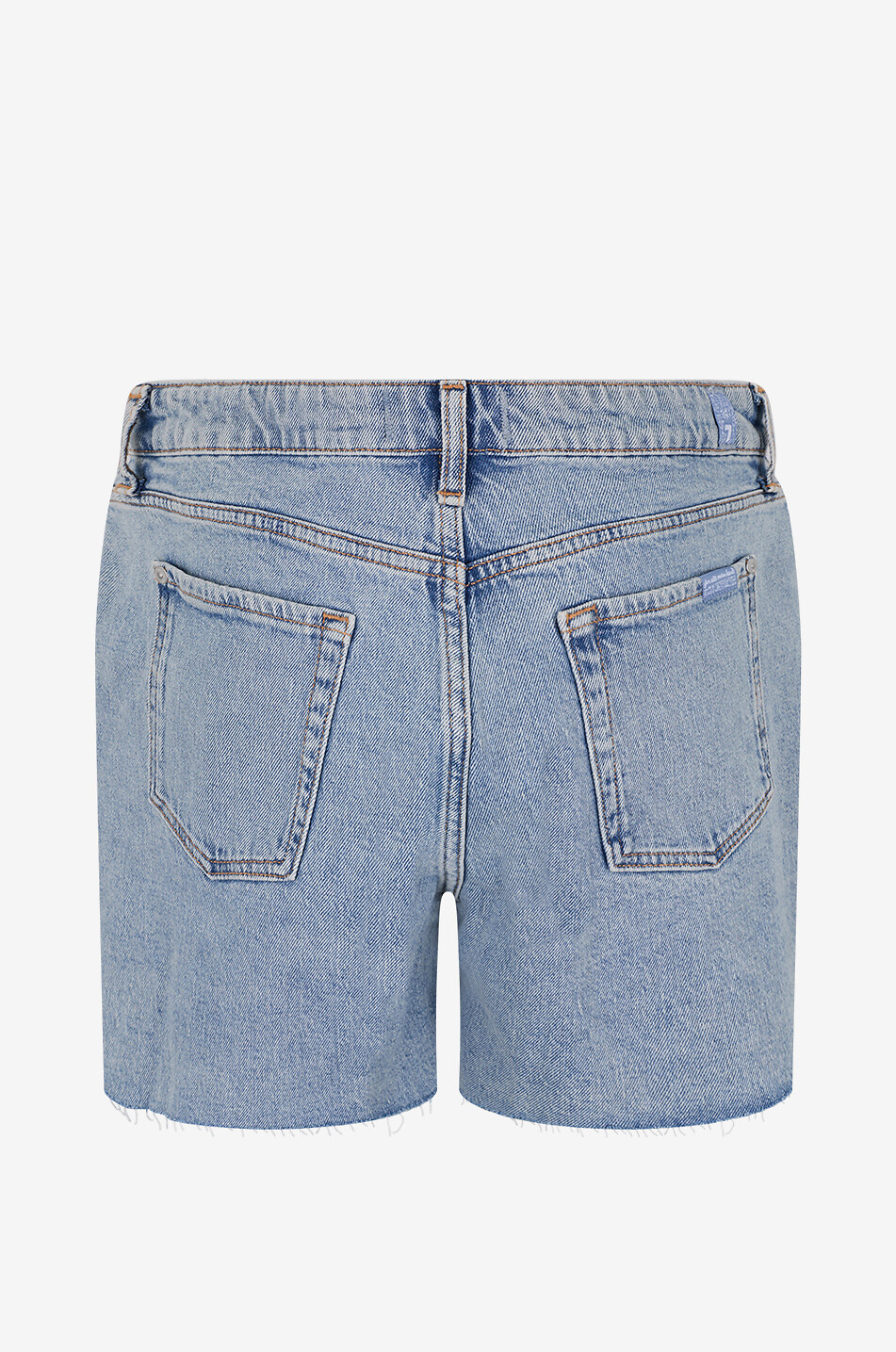 7 FOR ALL MANKIND Monroe cotton denim shorts Women LIGHT BLUE 2