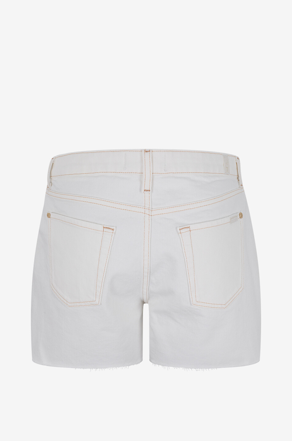 7 FOR ALL MANKIND Monroe cotton denim shorts Women WHITE 2