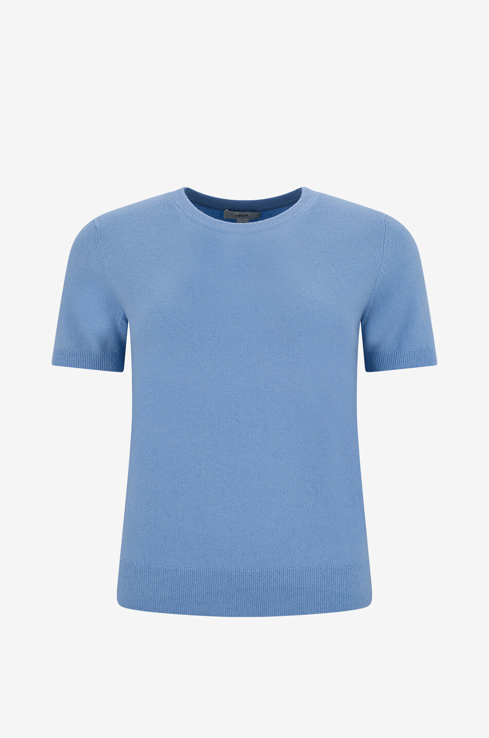 VINCE Pullover mit Rundhalsausschnitt aus Wolle und Kaschmir Damen HELLBLAU 1