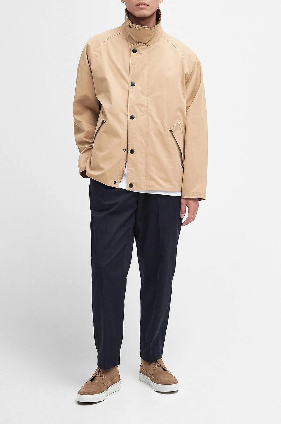 BARBOUR Oversize-Jacke aus Segeltuch Transporter Herren BEIGE 2