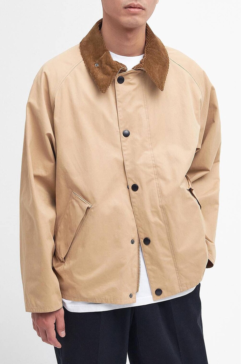 BARBOUR Oversize-Jacke aus Segeltuch Transporter Herren BEIGE 4