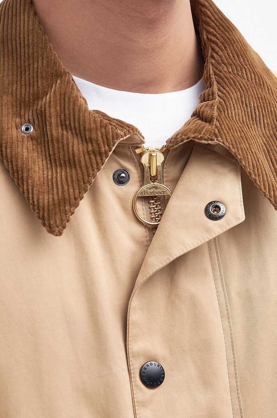 BARBOUR Oversize-Jacke aus Segeltuch Transporter Herren BEIGE 5