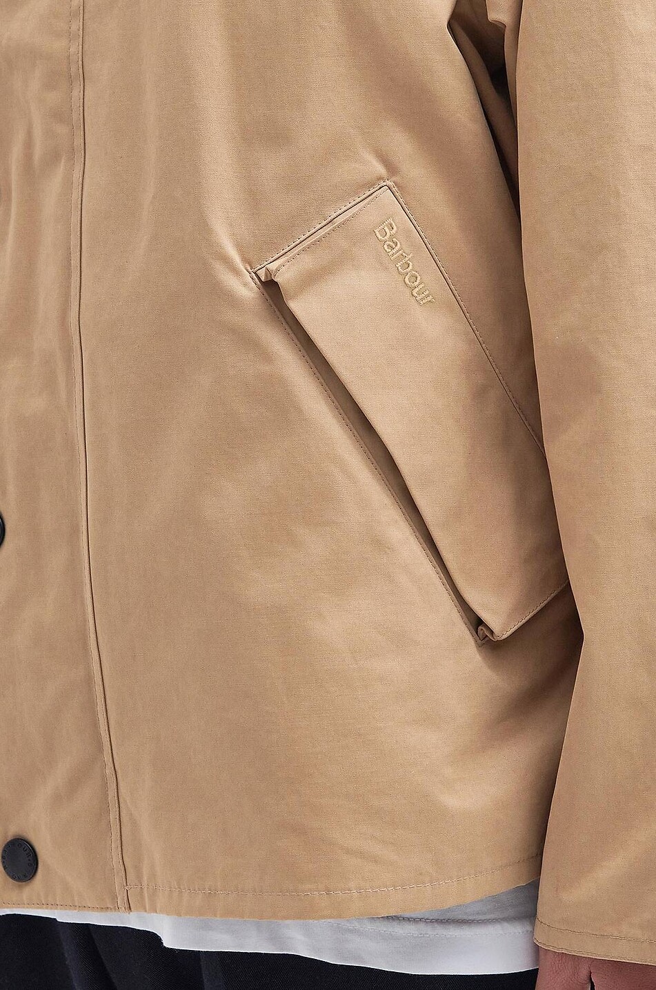 BARBOUR Oversize-Jacke aus Segeltuch Transporter Herren BEIGE 6