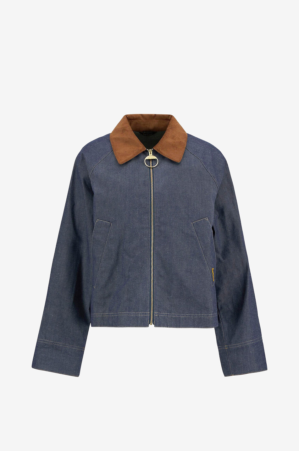 BARBOUR Freckleton short lightweight cotton denim jacket Women DARK BLUE 1