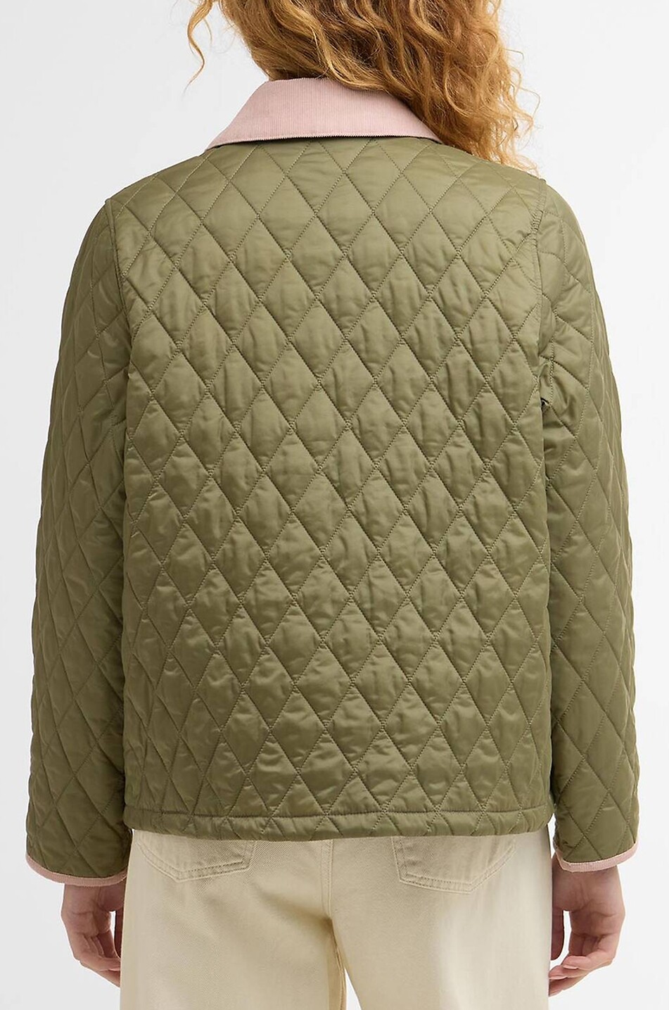 BARBOUR Icons Liddesdale quilted lightweight jacket with shirt collar Women GREEN 3