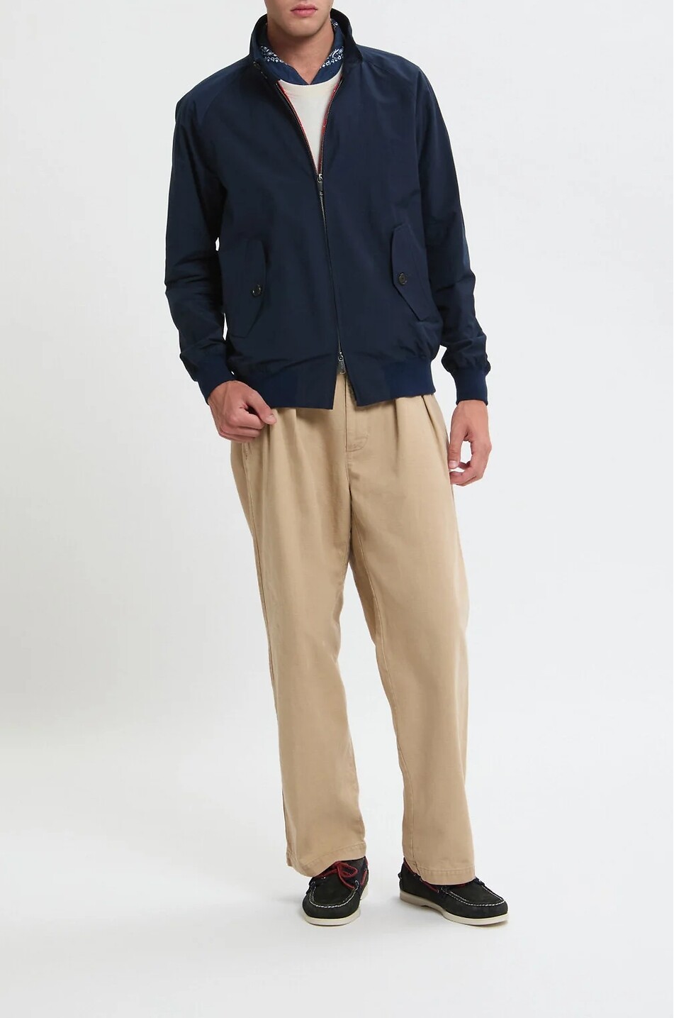 BARACUTA Blouson aus Baumwolle und Canvas G9 Herren DUNKELBLAU 3