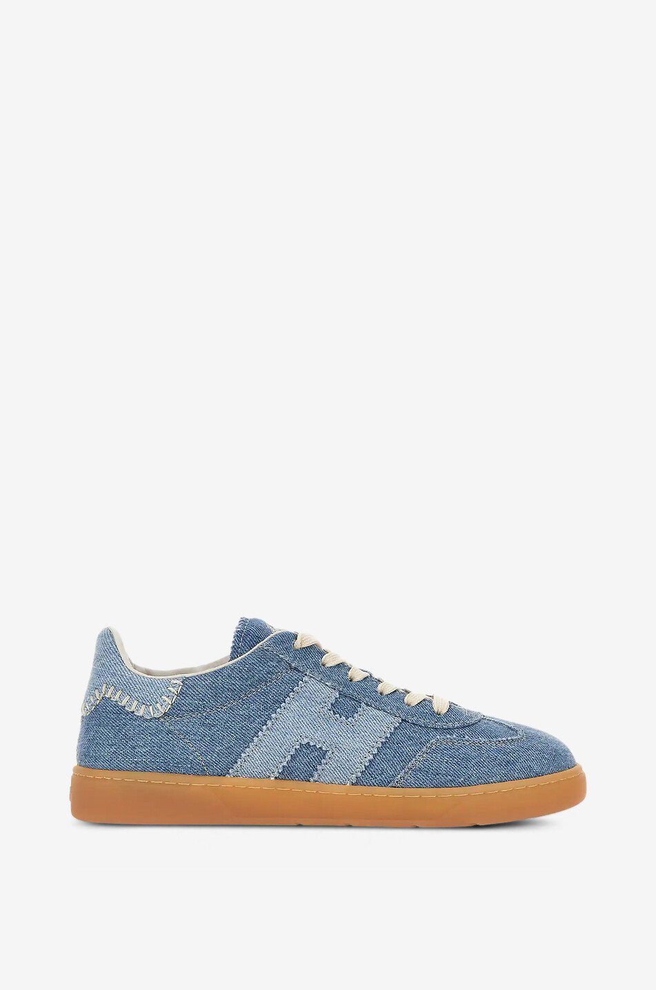 HOGAN Baskets basses en denim Cool Femme BLEU 1