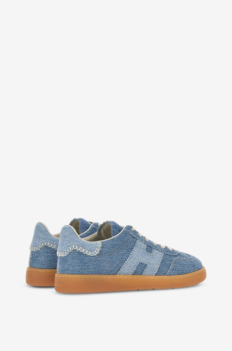 HOGAN Baskets basses en denim Cool Femme BLEU 3
