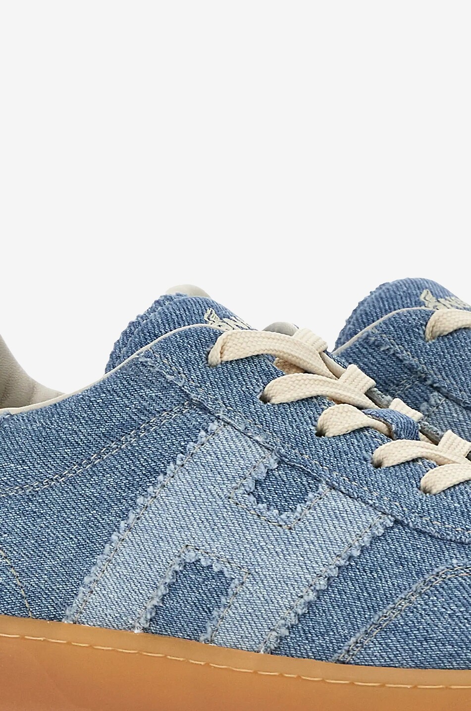 HOGAN Baskets basses en denim Cool Femme BLEU 6