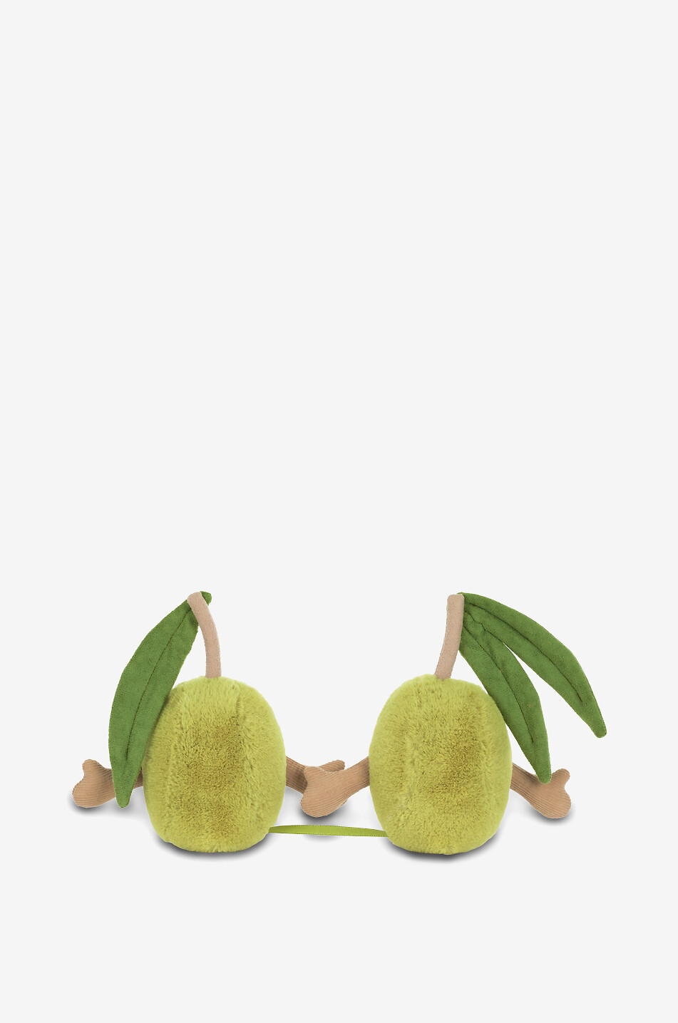 JELLYCAT Amuseables Pair of Olives children's plush toy Unisex LIGHT GREEN 4