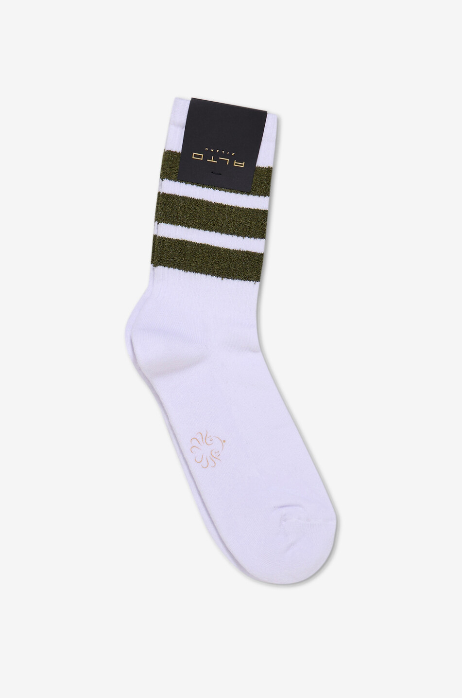 ALTO MILANO Chaussettes de tennis Landry Short Homme VERT MOYEN 1