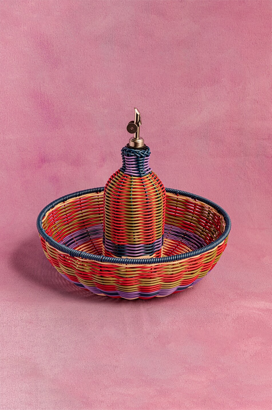 MAEGEN Bouteille en verre avec bec verseur Maison MULTICOLORE 3