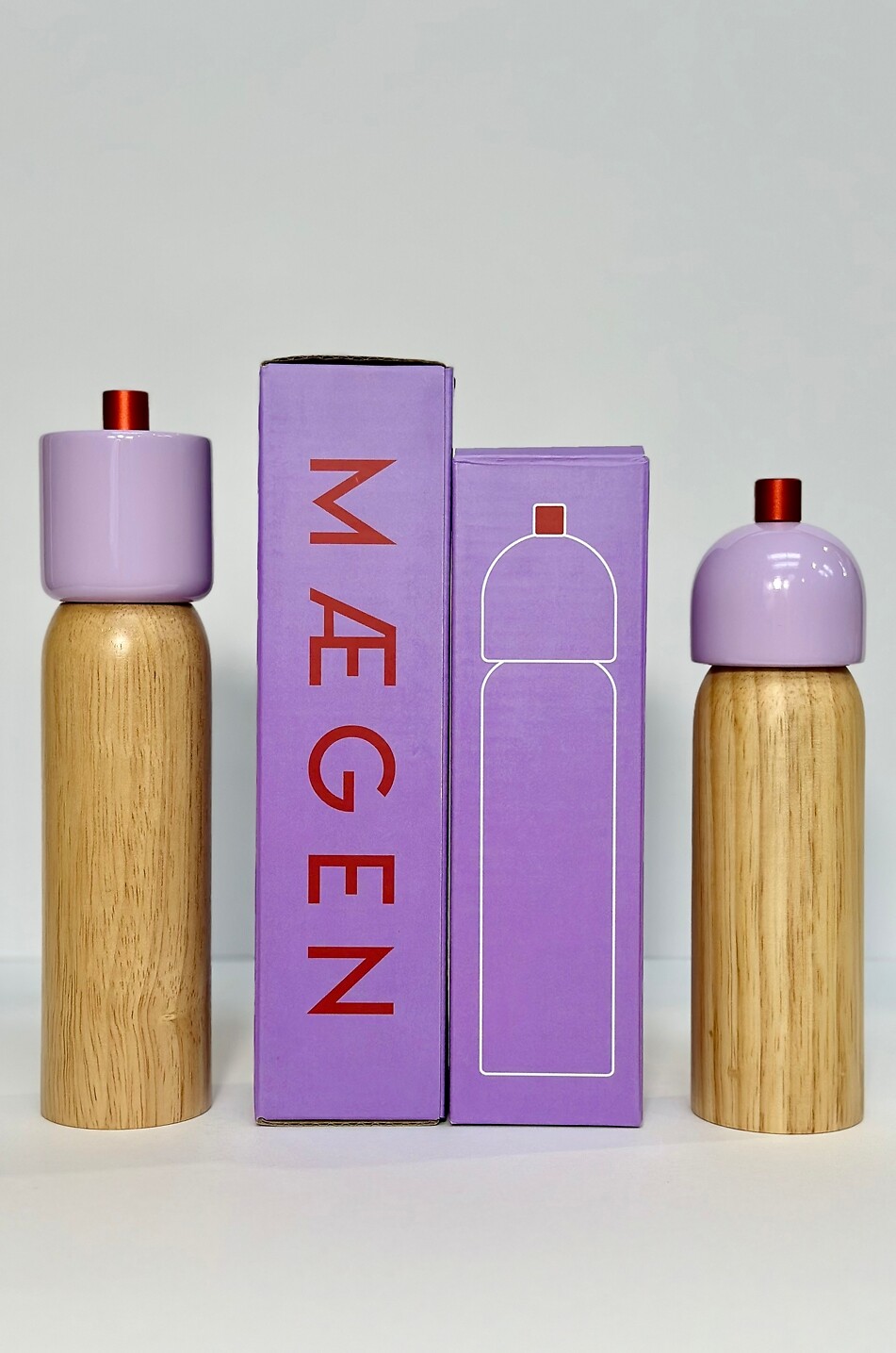 MAEGEN Moulin à sel et poivre en bois et céramique Maegen Maison MULTICOLORE 4