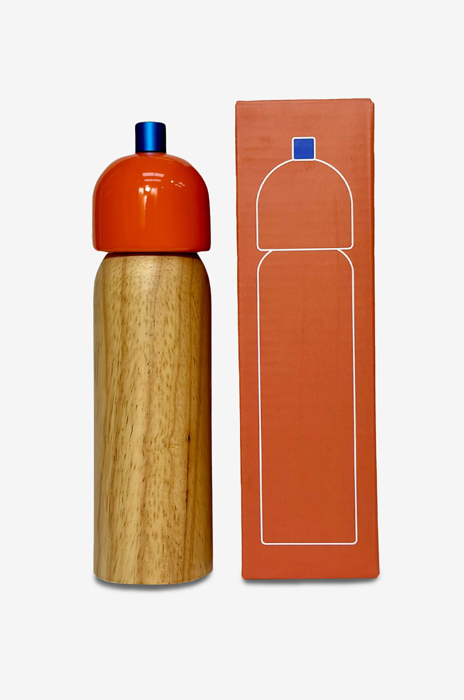 MAEGEN Moulin à sel et poivre en bois et céramique Maison MULTICOLORE 1