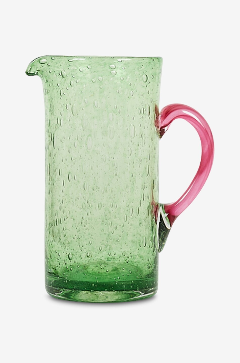 LA ROMAINE EDITIONS Carafe tubulaire en verre soufflé Droite - H25 Maison MULTICOLORE 1