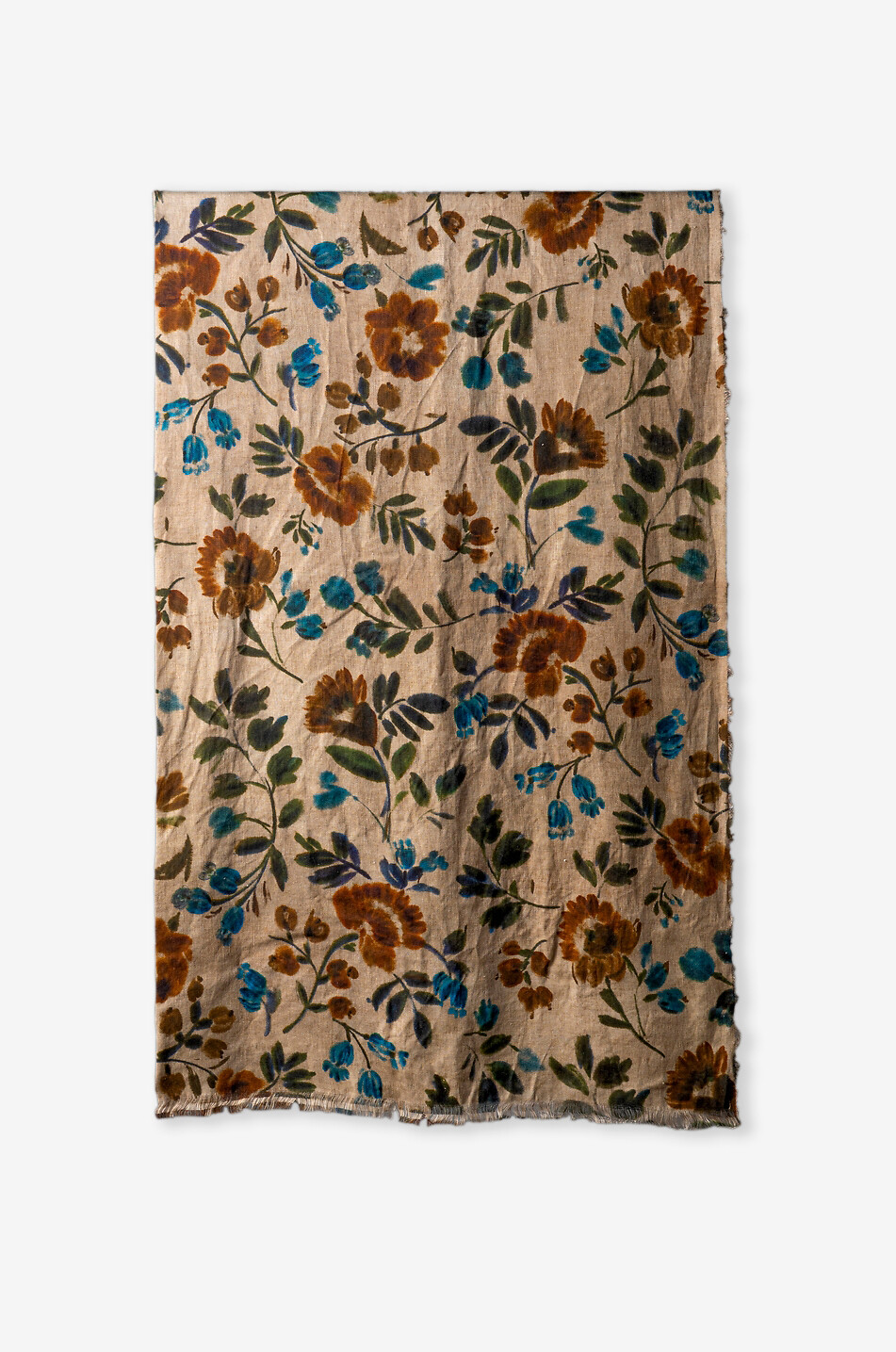 THE HOUSE OF LYRIA Plaid en lin à motifs floraux Firmamento - 190 cm Maison MULTICOLORE 1