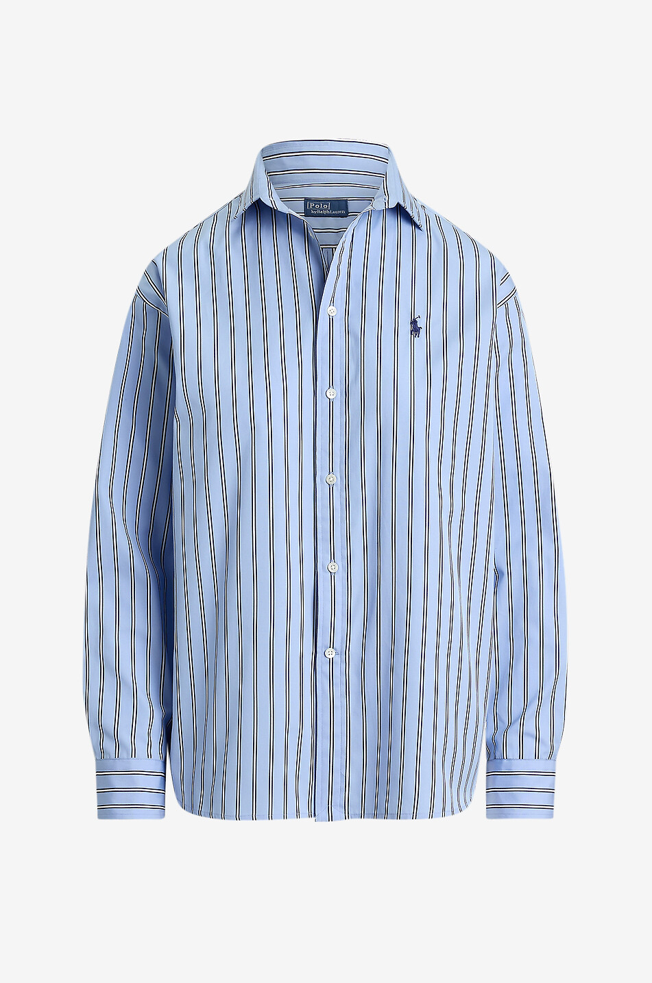 POLO RALPH LAUREN Gestreiftes lässiges Hemd Pony Damen BLAU 1