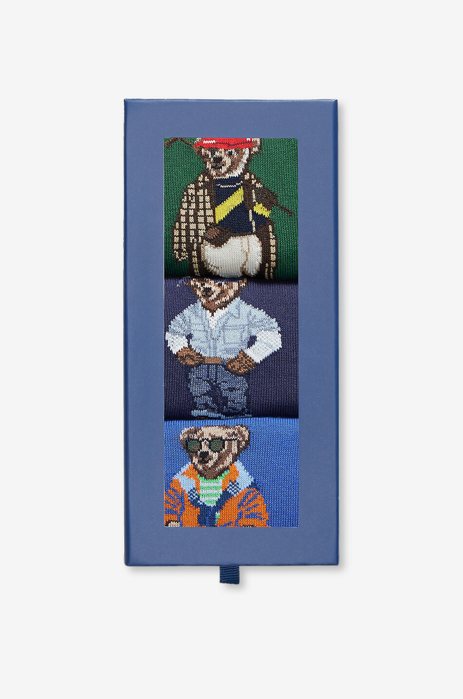 POLO RALPH LAUREN Lot de 3 paires de chaussettes hautes en coton mélangé Polo Bear Homme MULTICOLORE 3