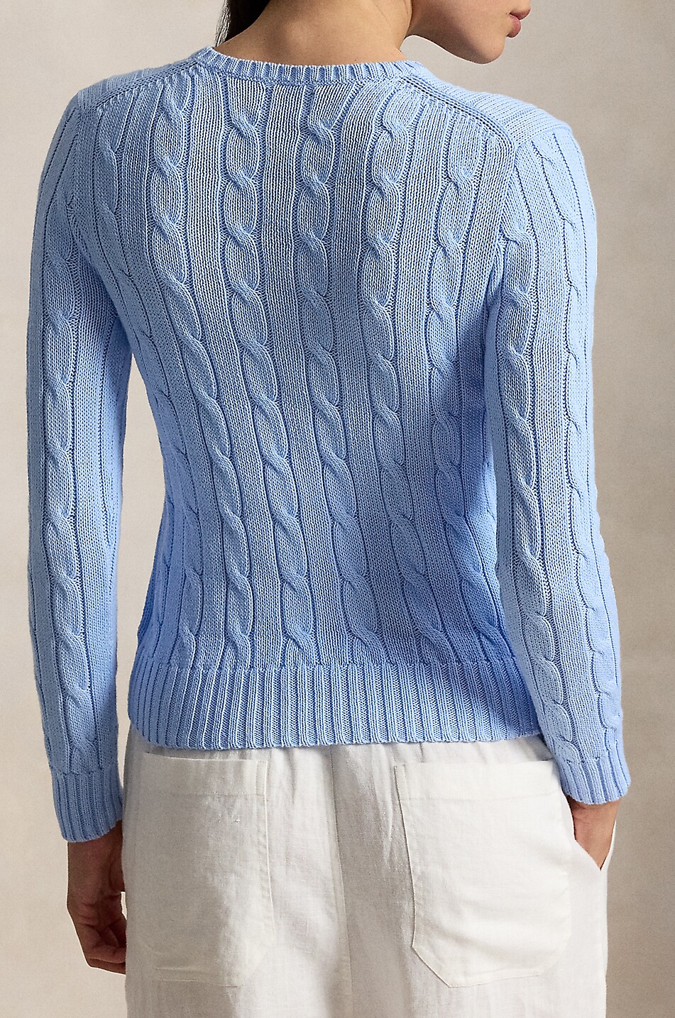 Pony wool and cashmere cable knit jumper - POLO RALPH LAUREN