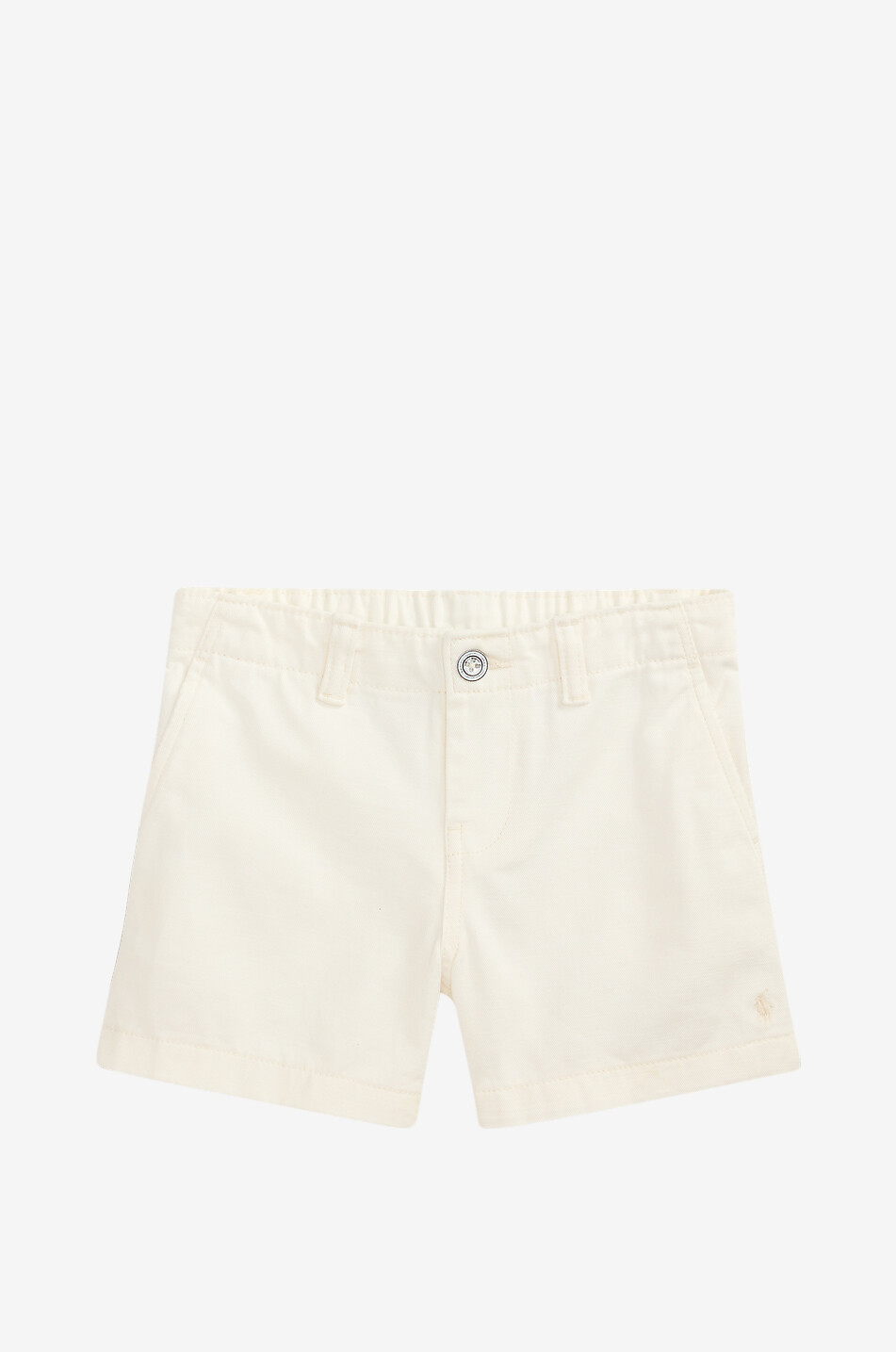 POLO RALPH LAUREN Short chino en coton pour petite fille Pony Garçon BLANC CASSE 1