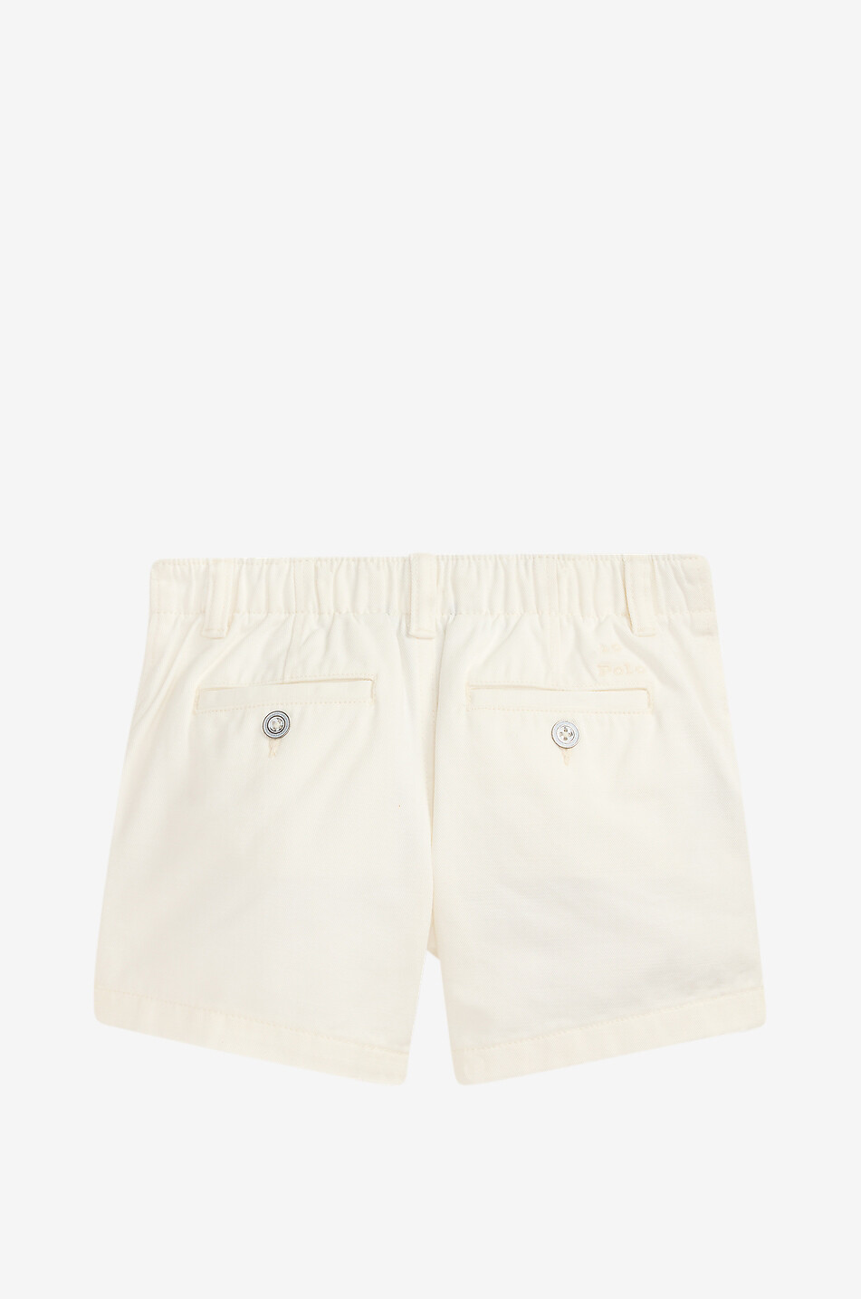 POLO RALPH LAUREN Short chino en coton pour petite fille Pony Garçon BLANC CASSE 2