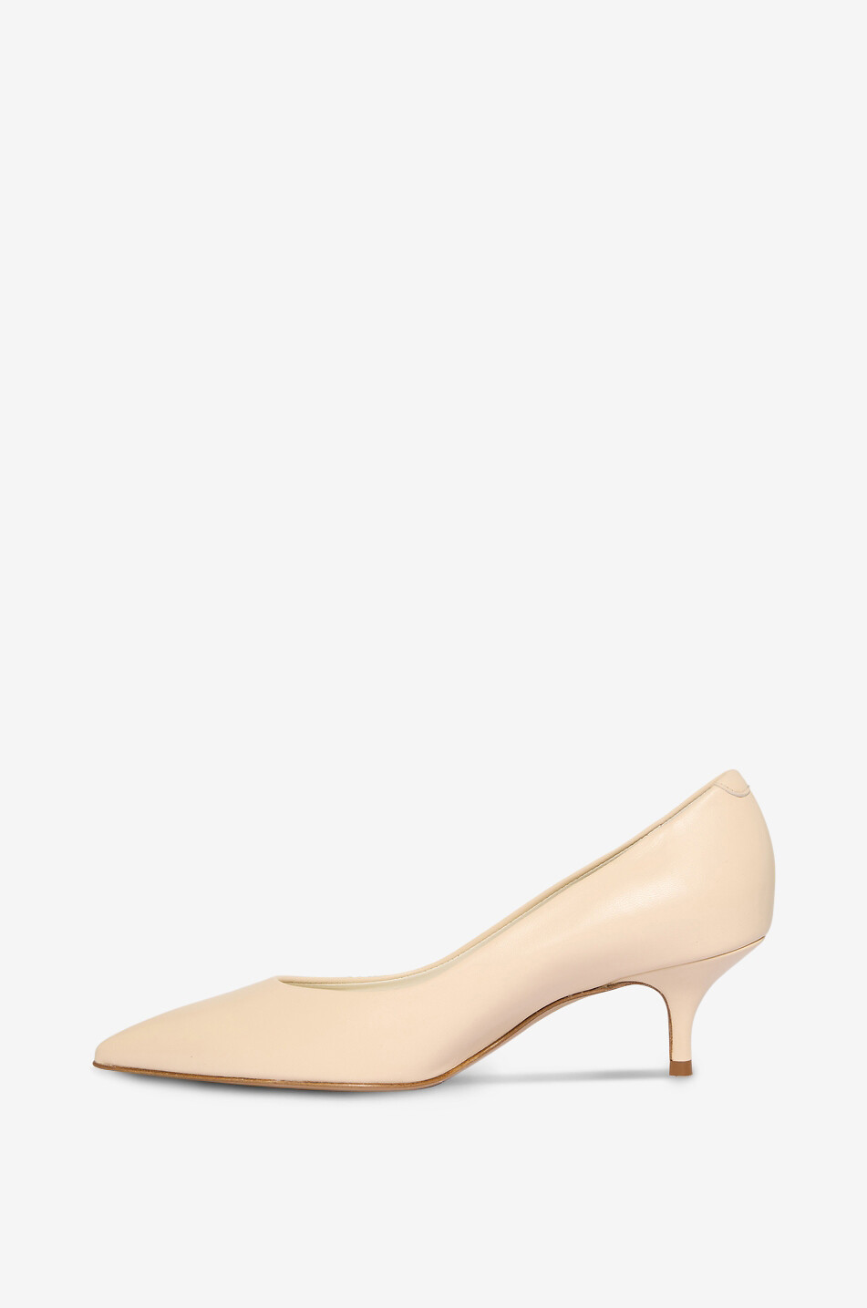 BONGENIE Amal 50 leather stiletto heel pumps Women EGGSHELL 3