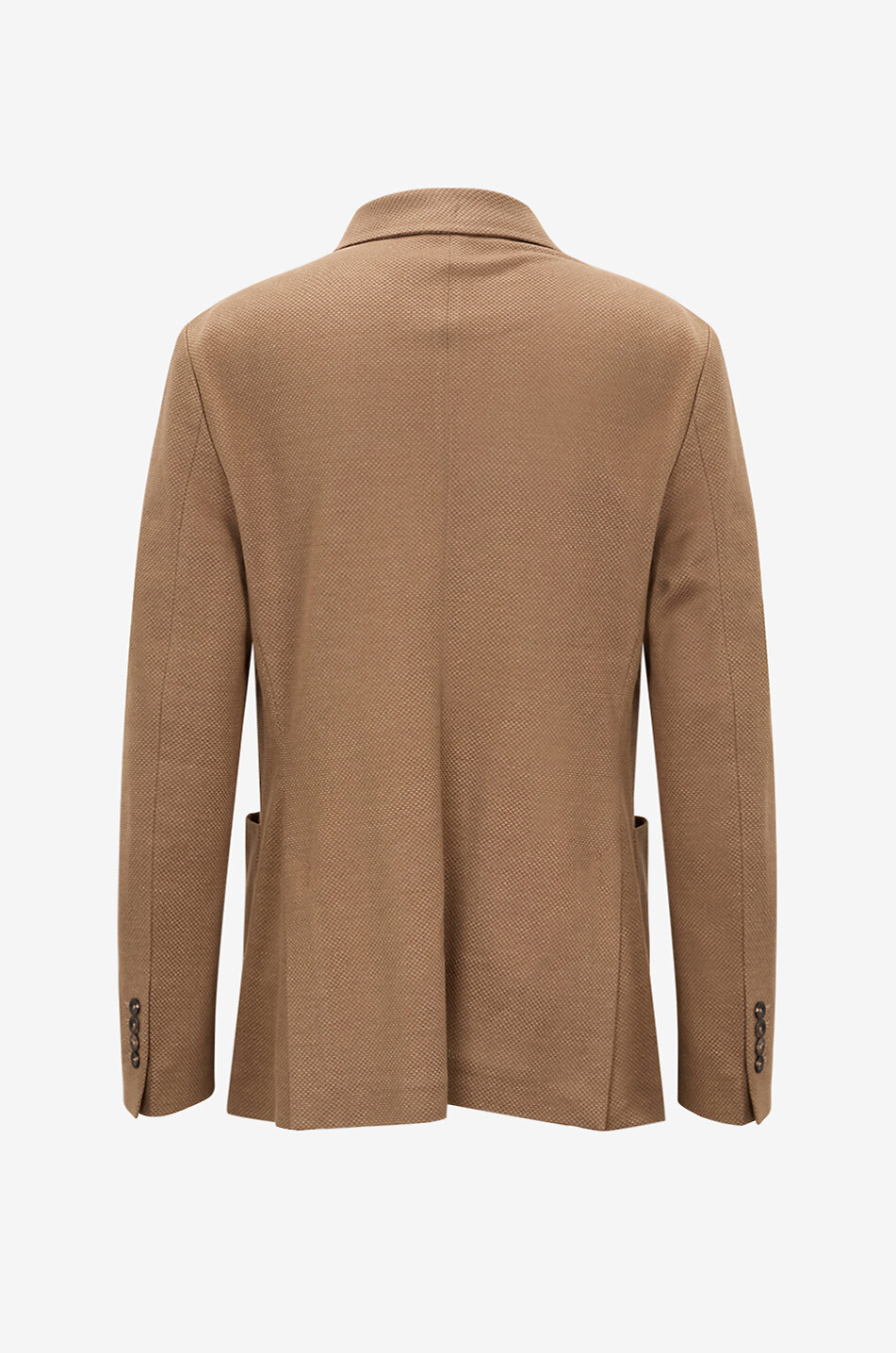 CIRCOLO 1901 Doppelreihiger Blazer aus Baumwolle und Leinen Herren BRAUN 2