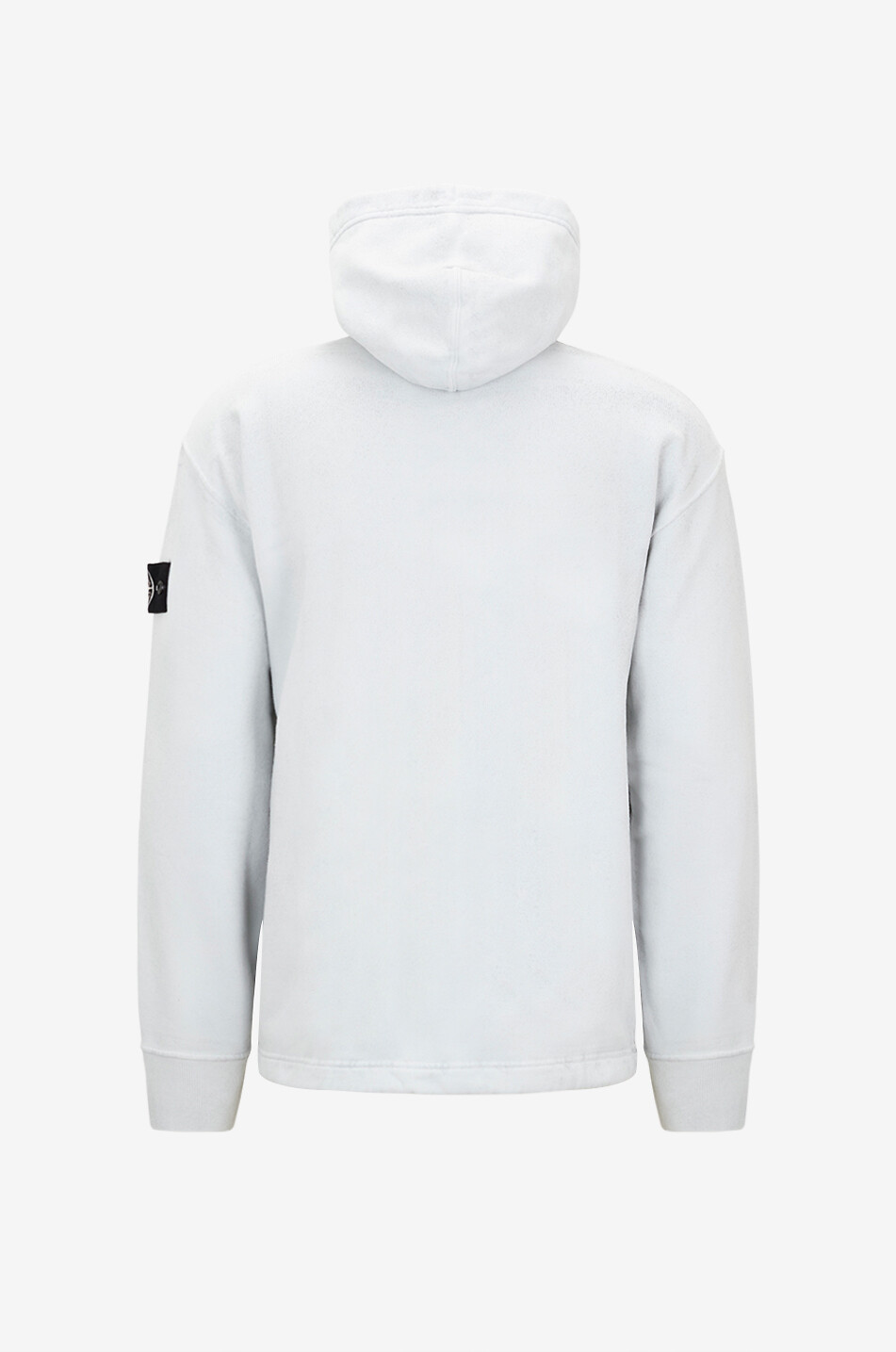 STONE ISLAND Sweat zippé à capuche en coton 6100017 Homme BLEU CLAIR 2