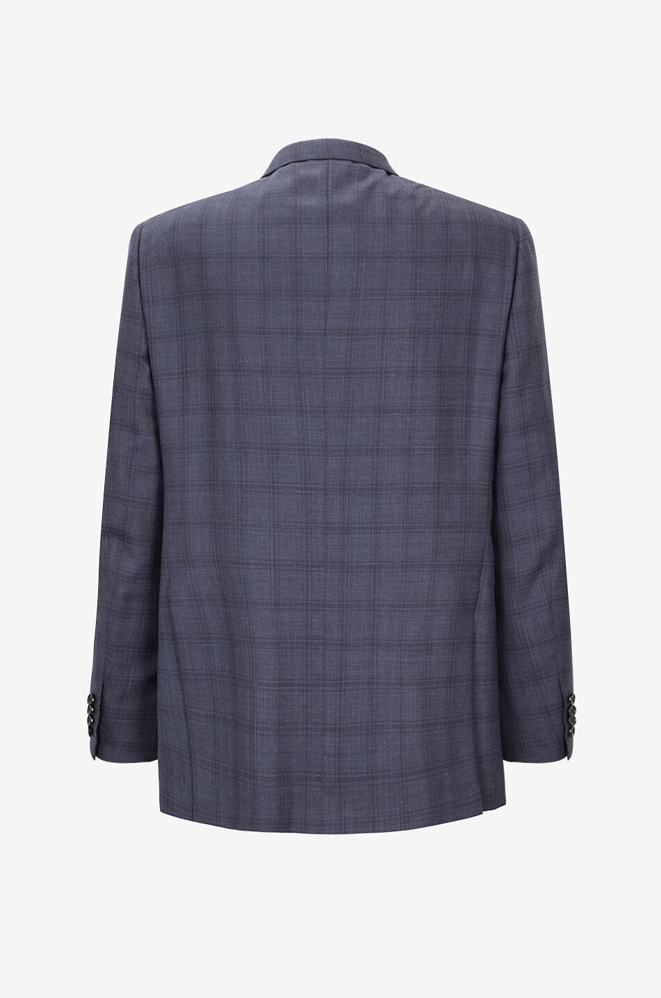 BRIONI Karierter Anzug aus Wolle und Seide Brunico Herren MITTELBLAU 2