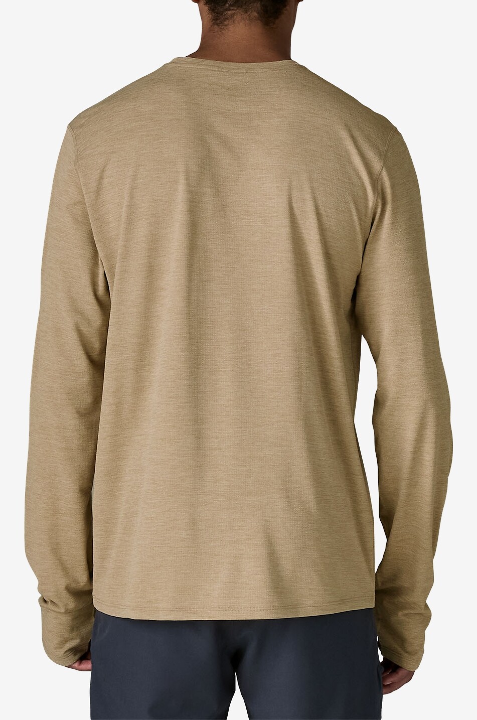 PATAGONIA T-shirt anti-UV à manches longues Capilene Cool Sun Homme GRIS MOYEN 4