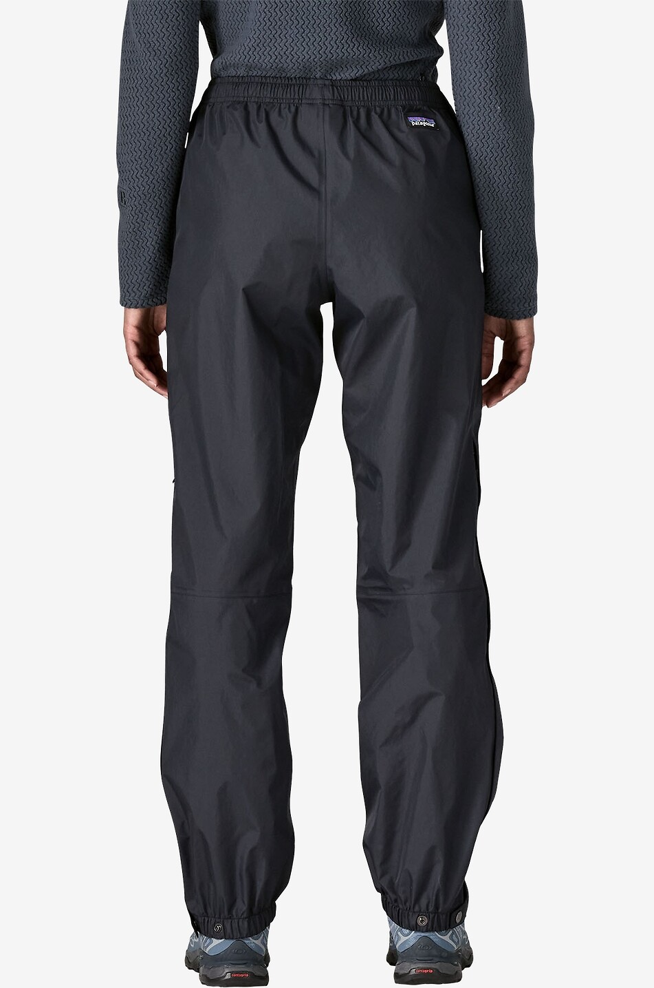 PATAGONIA Torrentshell 3L waterproof technical fabric sports trousers Women BLACK 4