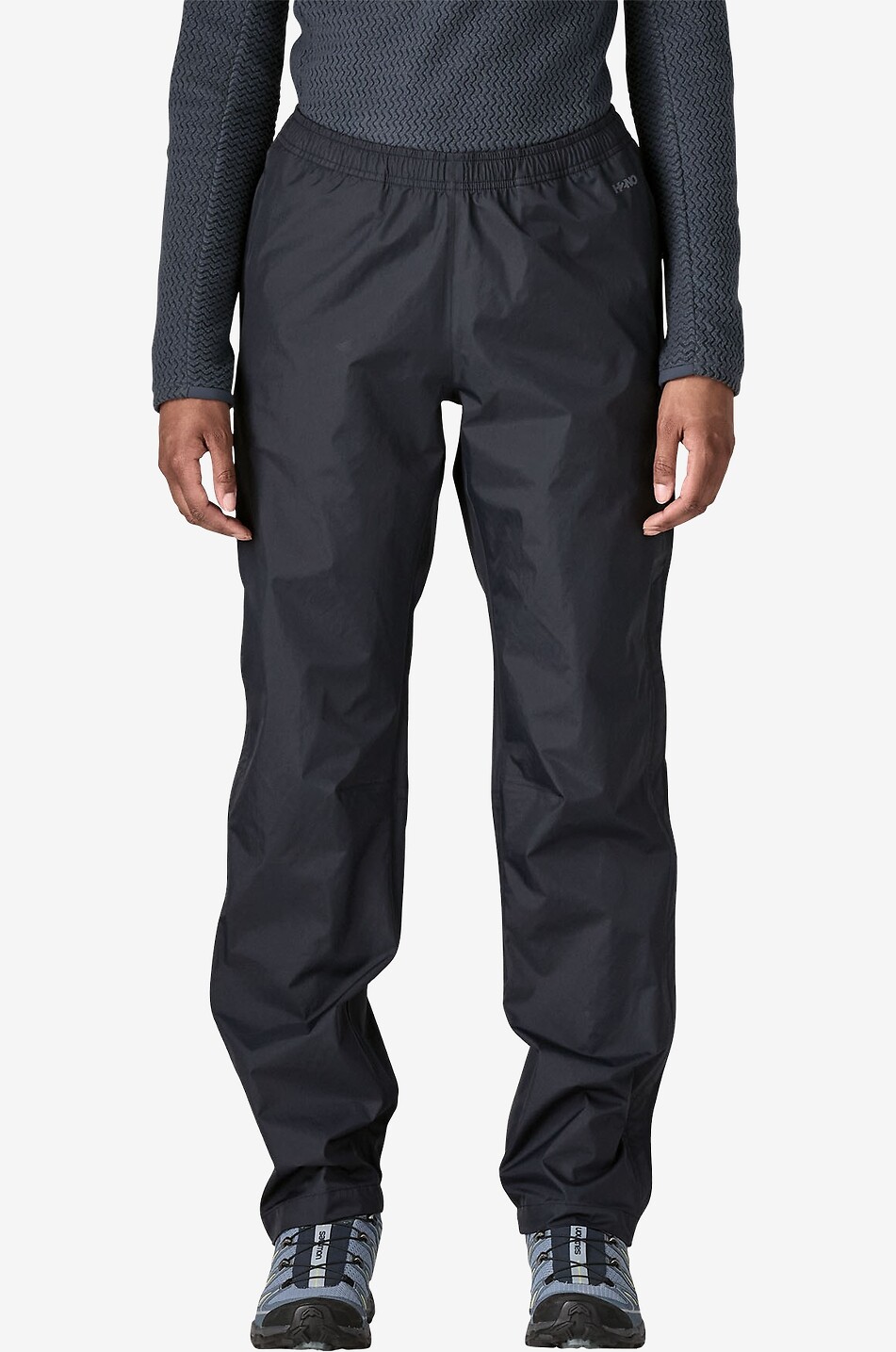 PATAGONIA Torrentshell 3L waterproof technical fabric sports trousers Women BLACK 2