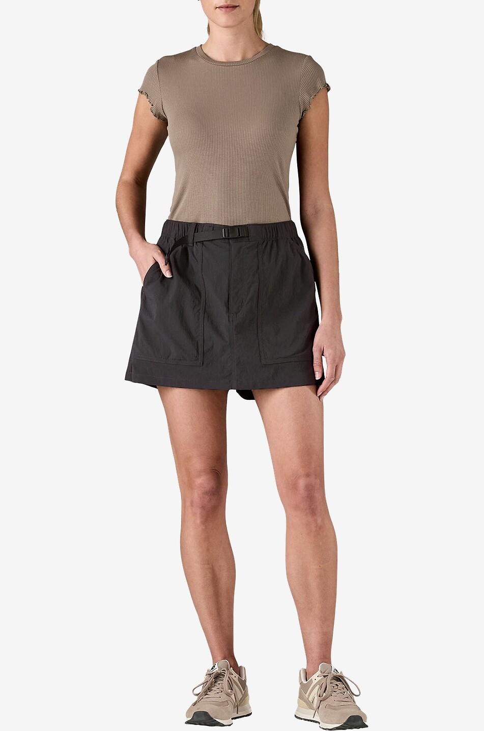 PATAGONIA Jupe-short courte en tissu technique Outdoor Everyday Femme NOIR 6
